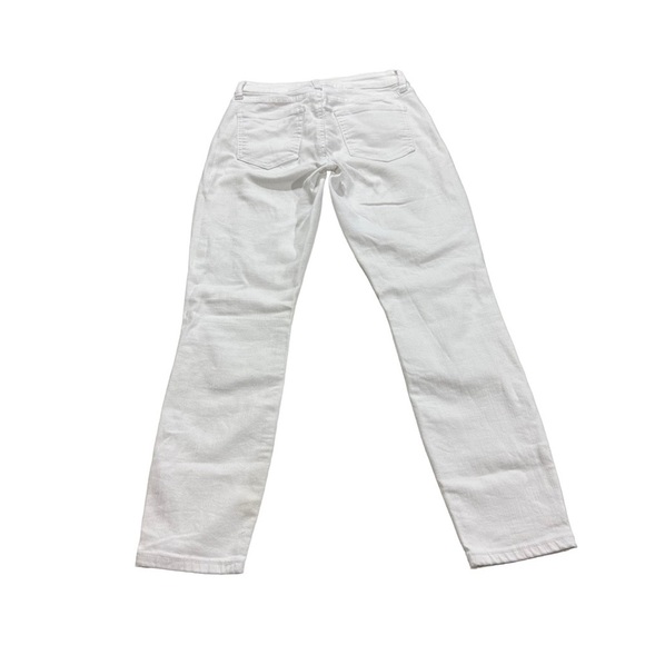 Pistola Women Optic White Wash Jeans Sz 25x27 Mid Rise Stretch Cotton Blend - Picture 4 of 13
